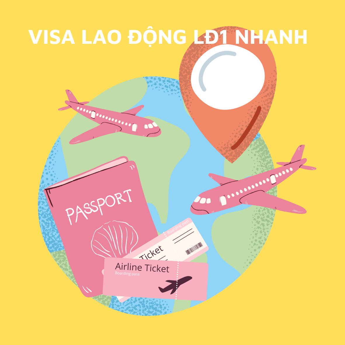 XIN VISA CHO NGƯỜI LAO ĐỘNG NƯỚC NGOÀI DIỆN LĐ1